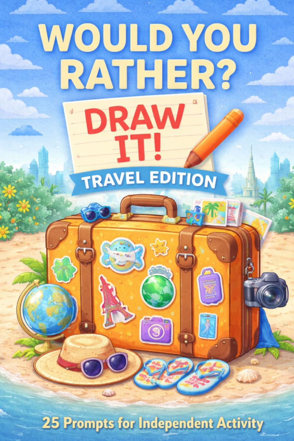 Would You Rather? Draw It! Travel Edition: 25 Prompts for Independent Activity