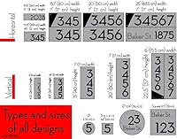 Vista 4 de Modern House Sign Square with Black Aluminum (ACP) and Silver Fiber Laser Engraved Designs/Fonts- Home Address - Plaque - Abstract Lines