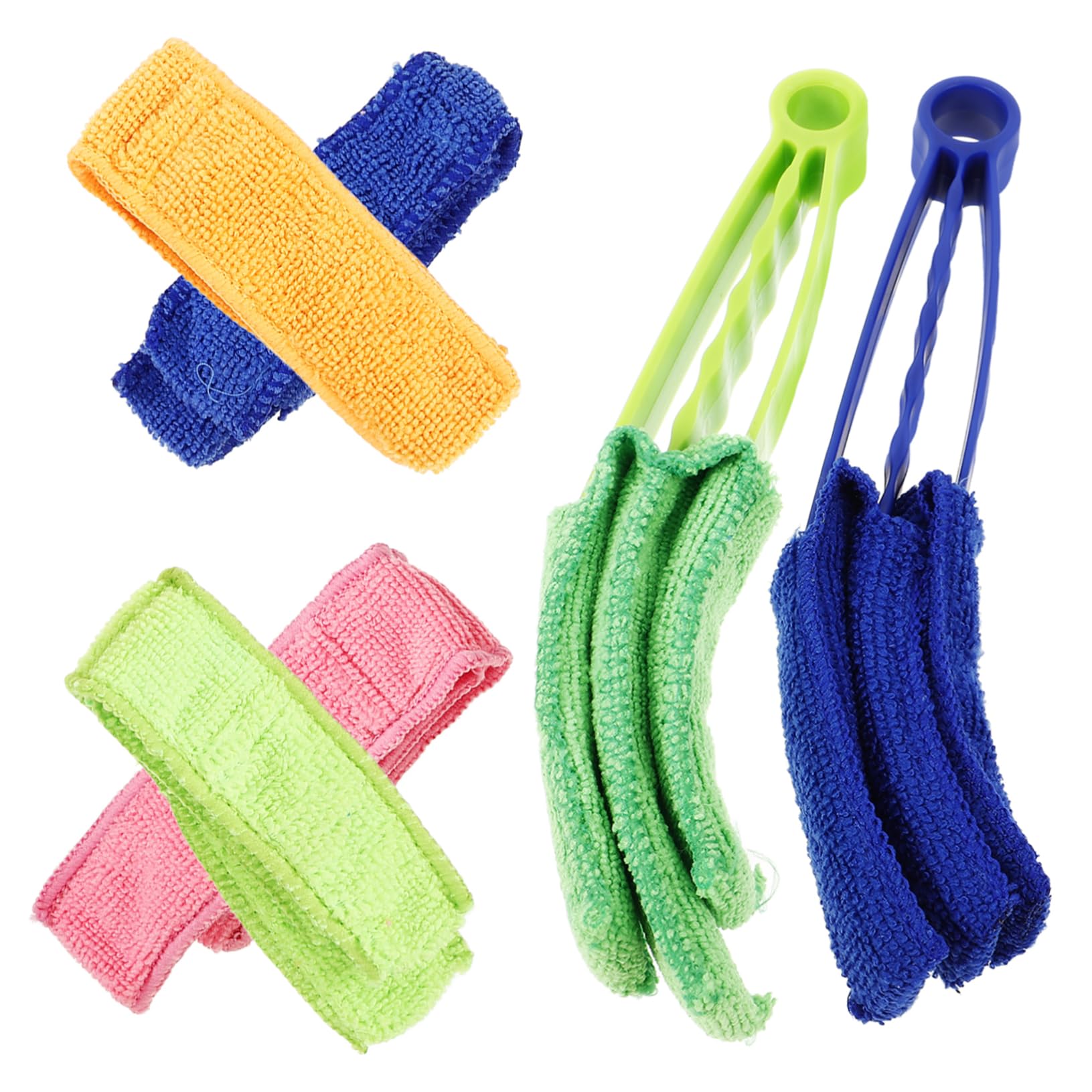 Uonlytech Cepillo De Limpieza para Persianas Cepillo De Aire Acondicionado Cepillo para Polvo Ciego Limpiador De Contraventanas Herramientas para Limpiar Persianas El Plastico