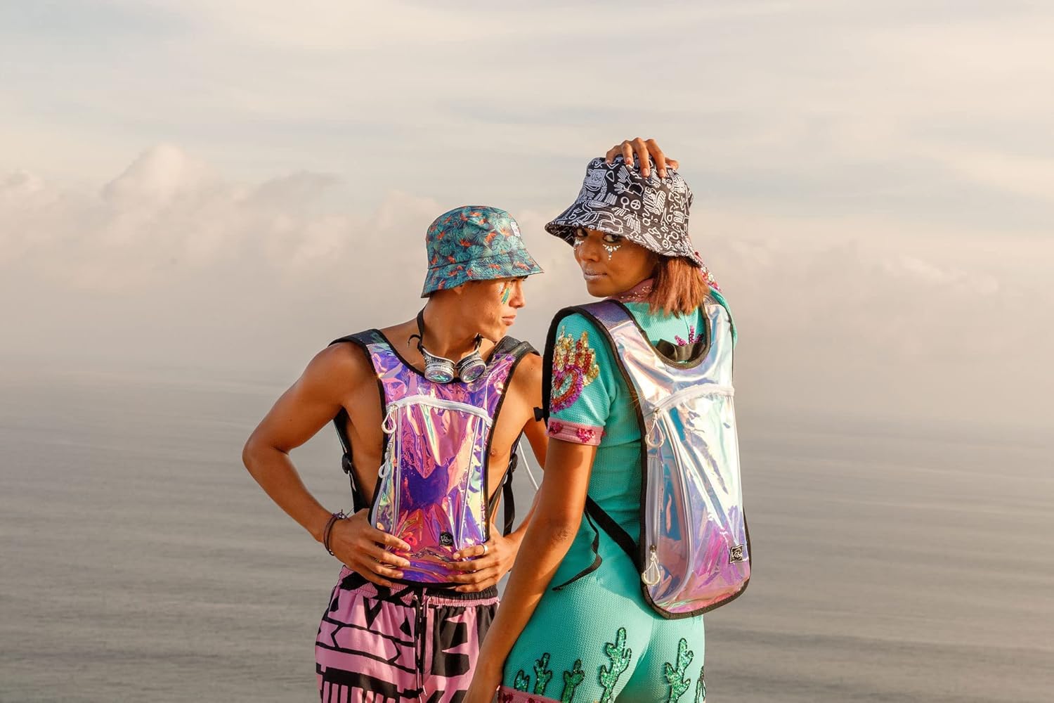 Vibe Festival Gear Hydration Pack Backpack with 2L Water Bladder for Women, Men, Teens, Kids - Hydropack Hydro Sports, Outdoor, Running, Camping, Hiking, Festivals, Raves - Image 8