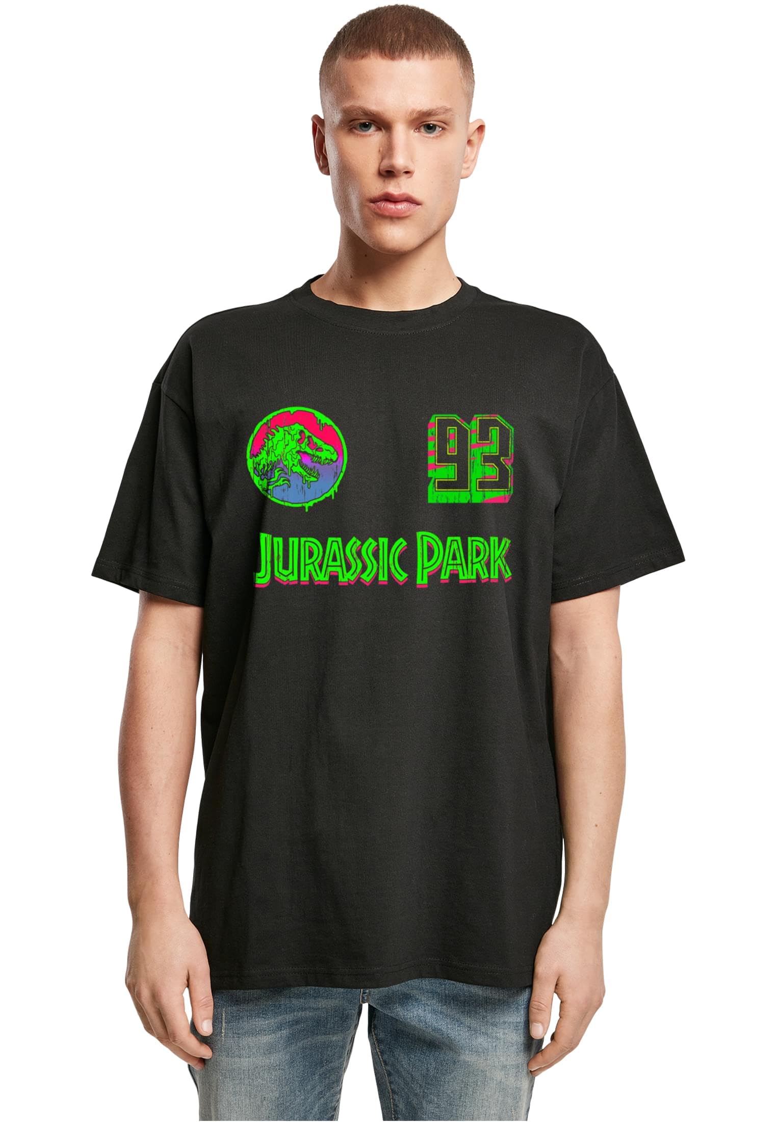T-Shirt Homme MERCHCODE Mc1175 Jurassic Park Oversize