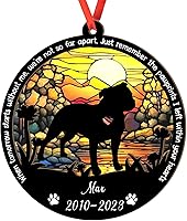 Vista 79 de Adorno personalizado para atrapasoles Bichon Frise, Bichon Frise Sun Catcher Adorno de Navidad – Regalo para perro amante, Bichon Frise 3D 2 capas