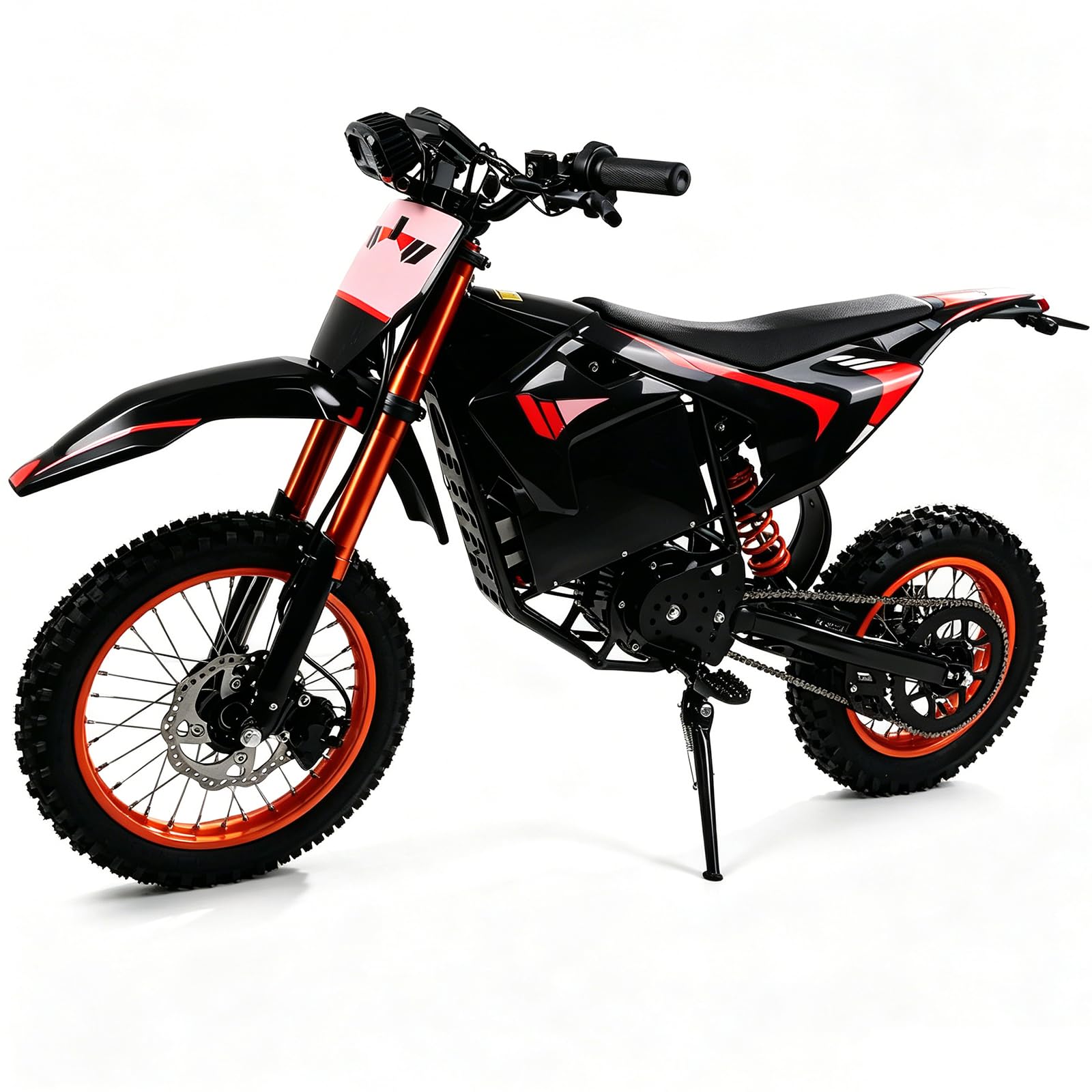Electric Dirt Bike for Adults, 60V 28.8Ah, 4500W Peak Motor Full Suspension | 50 MPH Top…