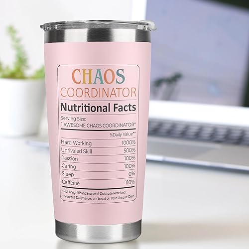 Miniatura 5 de Regalos de agradecimiento para mujeres, jefa, compañera de trabajo, gerente, oficina, enfermera, empleada - Regalos para coordinadora del caos -