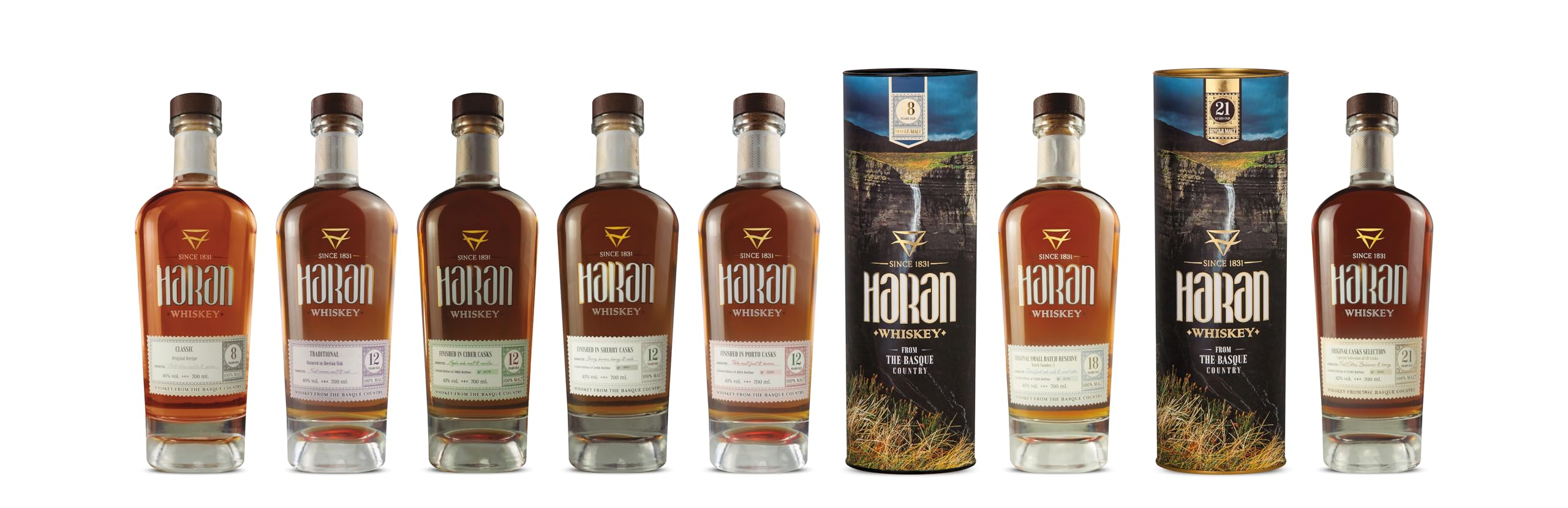 Destileria Acha Haran 12 Años Whisky Acabado en Barrica de Sidra 700ml