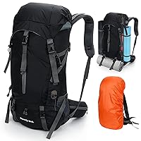 Cozary Zaino Trekking 70L Anti-Strappo Impermeabile con Copripioggia