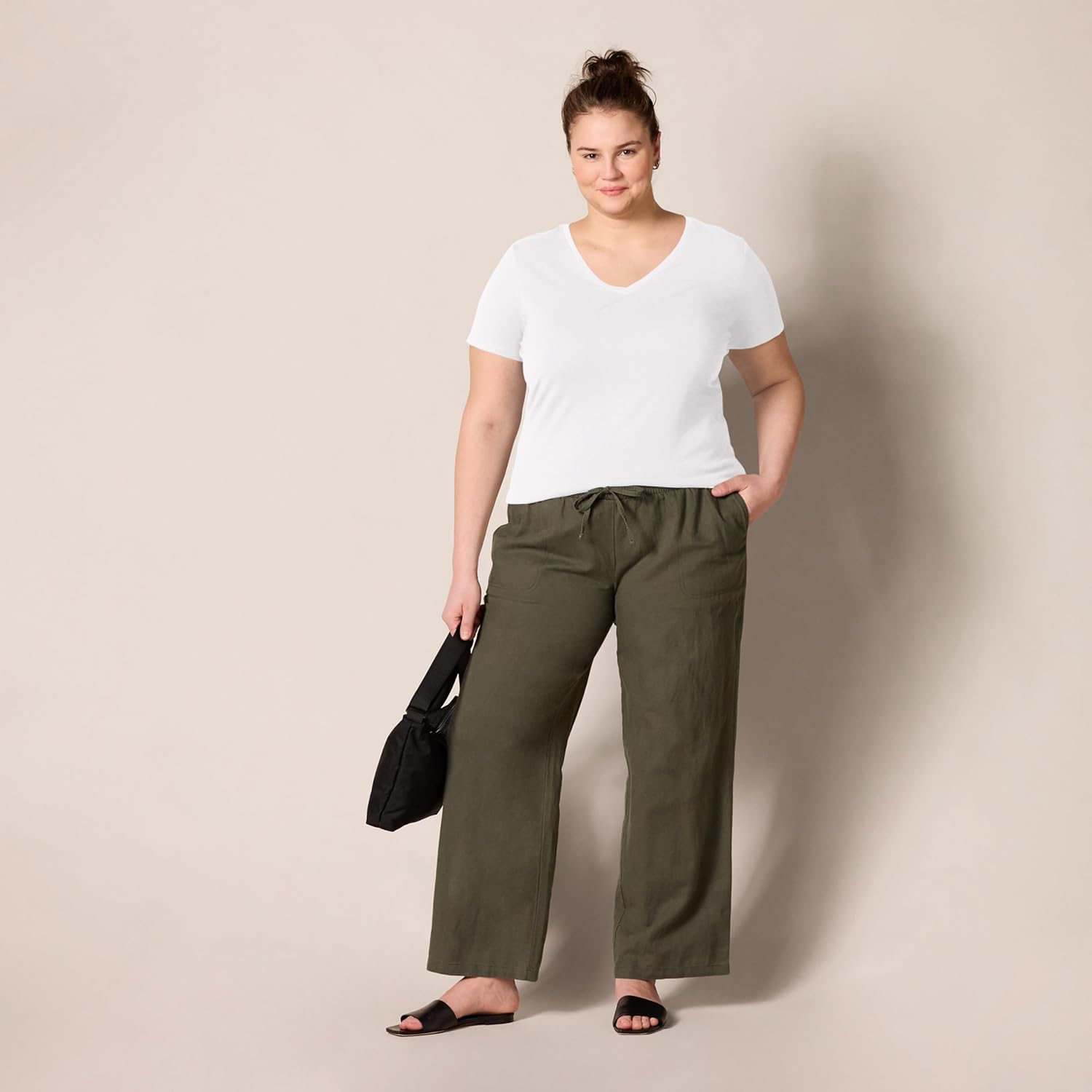 Amazon Essentials Women's Regular-Fit Short-Sleeve T-Shirt (Crewneck and V-Neck Options), Multipacks - Image 7