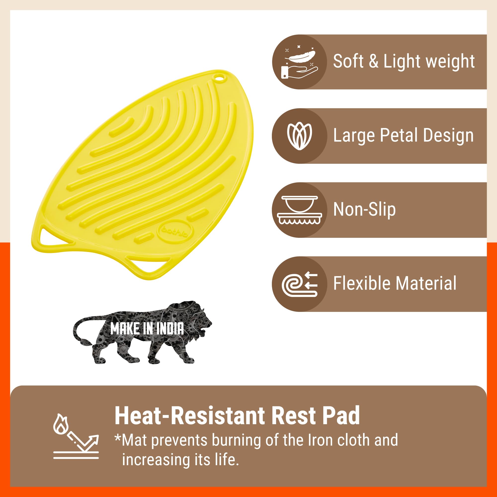 Bathla Iron Mat - Heat Resistant & Anti-Slip -5