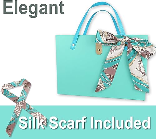 Miniatura 3 de PALITIGO Paquete de 2 cajas de regalo para regalos, 11 x 7.6 x 3.5 pulgadas, caja de regalo grande con tapas, caja de regalo decorativa para caja de