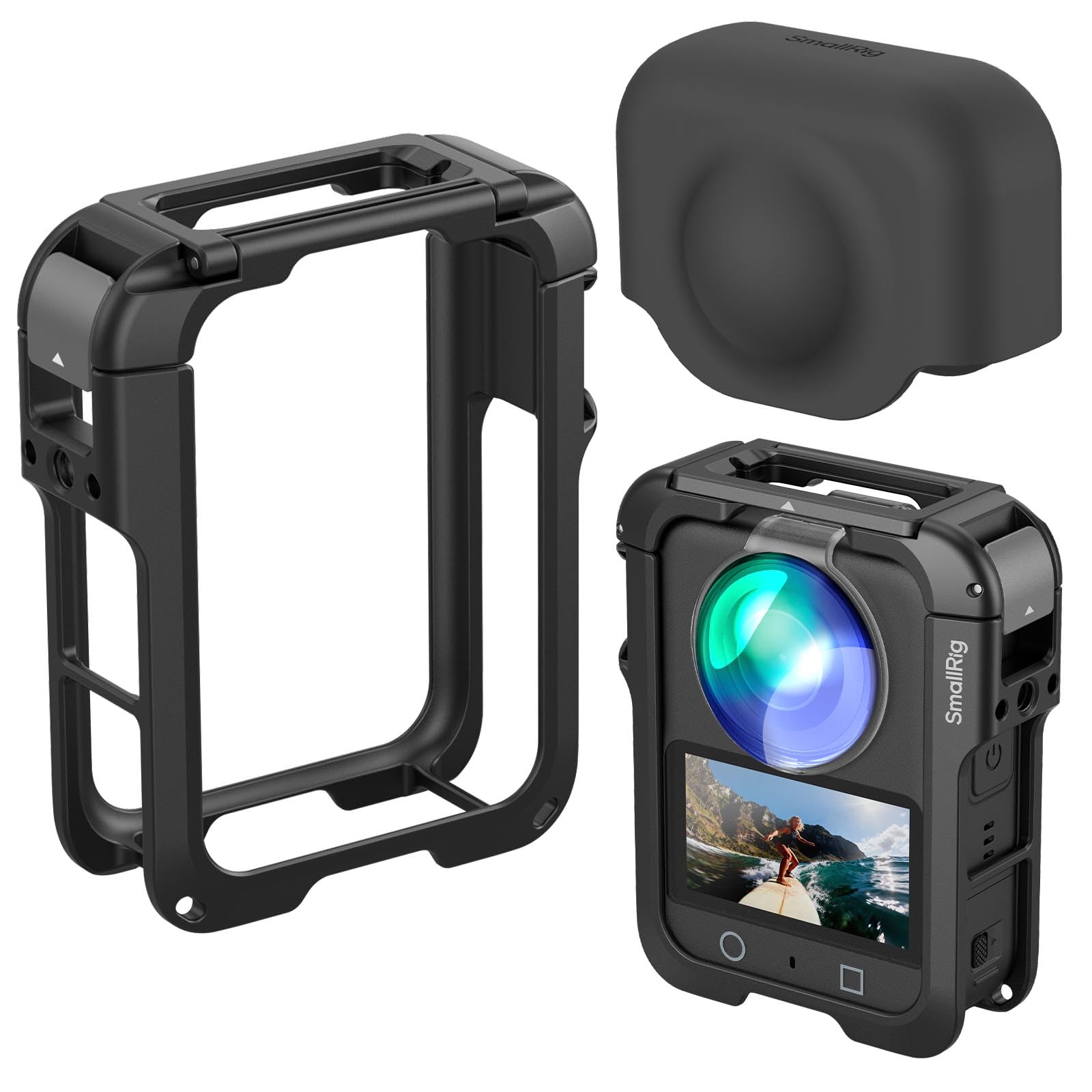 Für DJI Osmo 360 Metallkäfig Mit Kaltem Schuh Und Produktbild-Vorschau 13