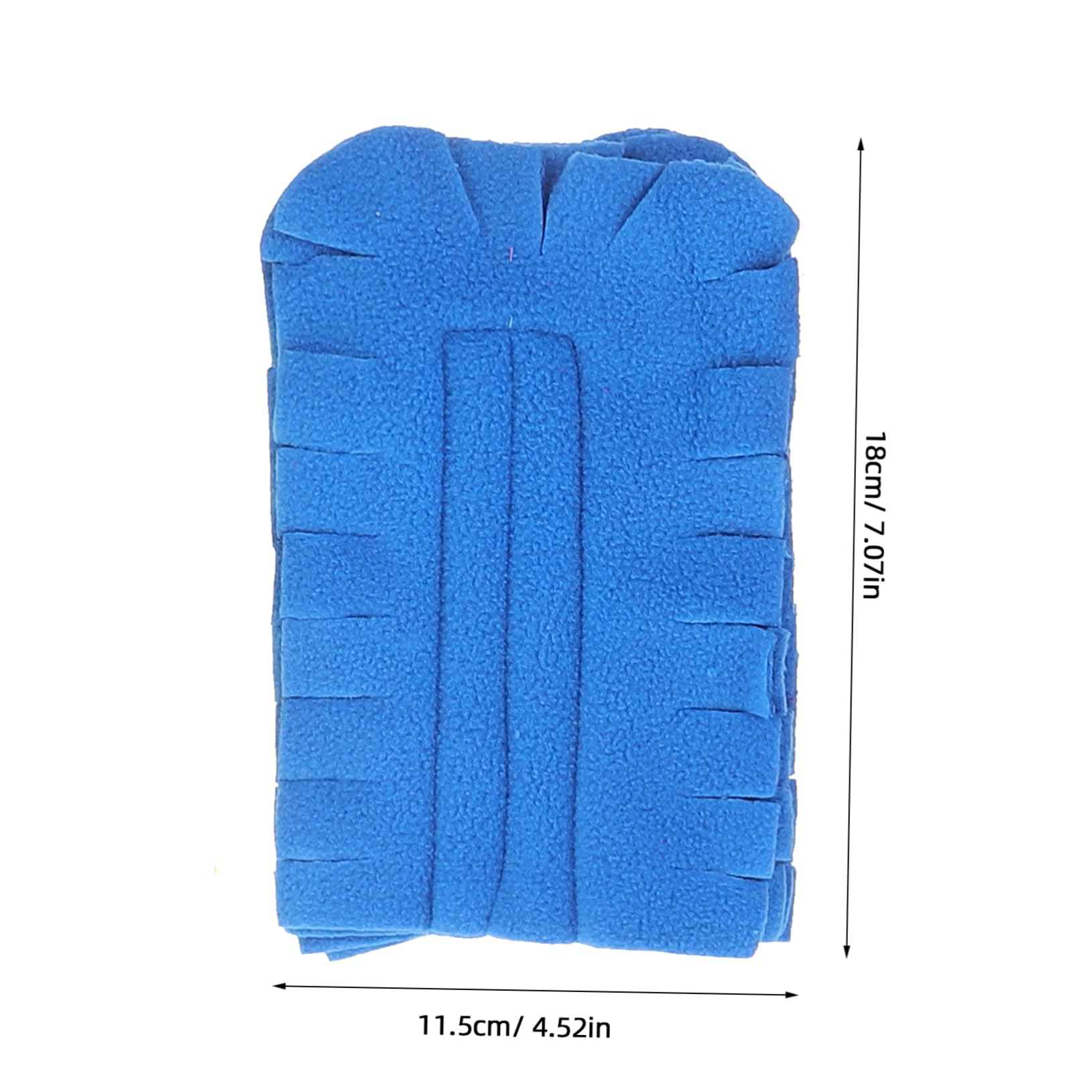 minkissy Replacement Fleece Dusters Brush Heads 5pcs Brush Refill Kit for Desktop Cleaning Brush Replacement