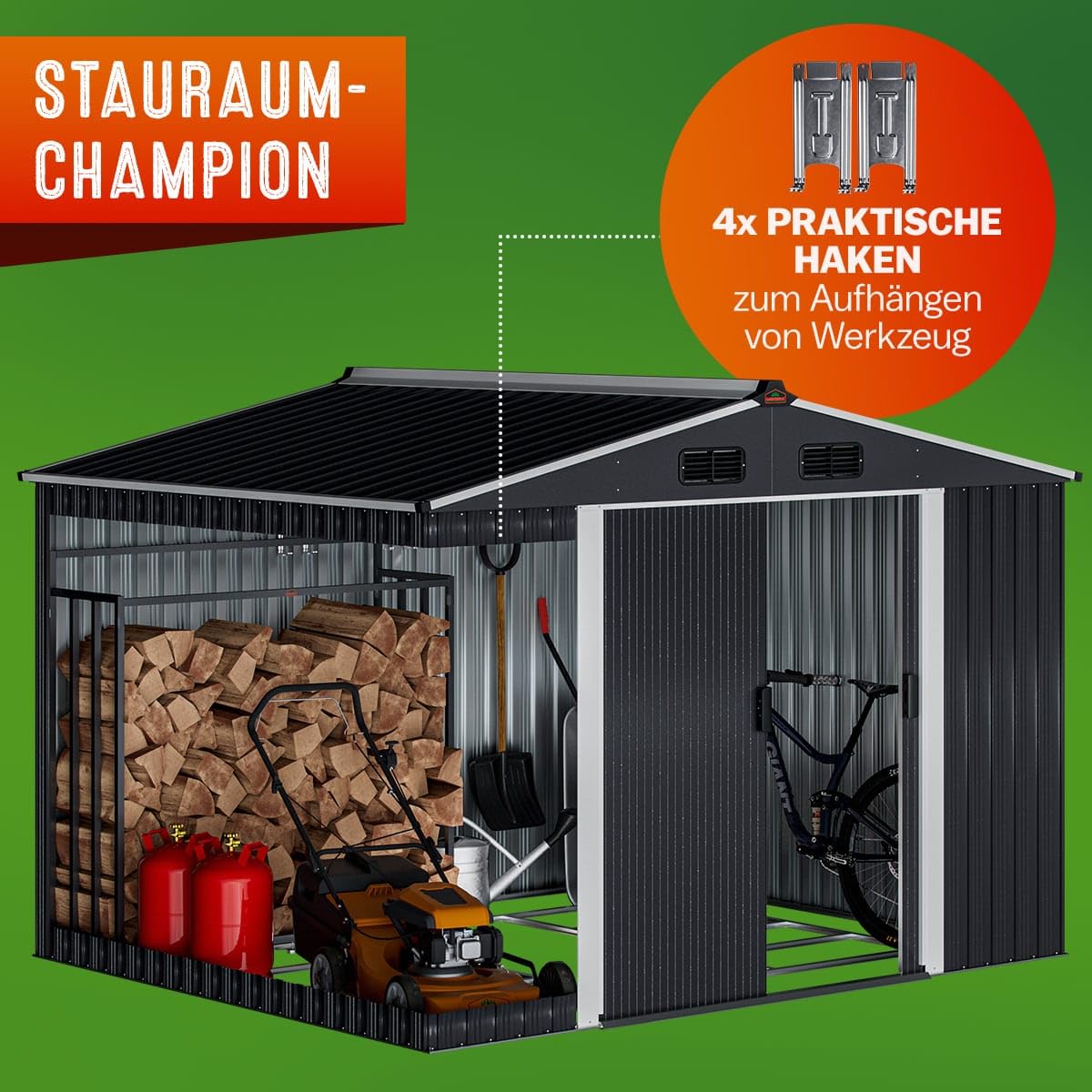 Goedkoop geïsoleerd tuinhuis GARDEBRUK - Beste in markt