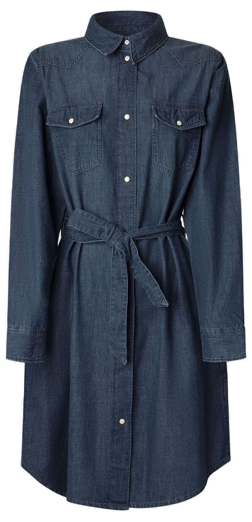 Pepe Jeans Damen Denim Shirt Dress Victoria Kleid (1er Pack)