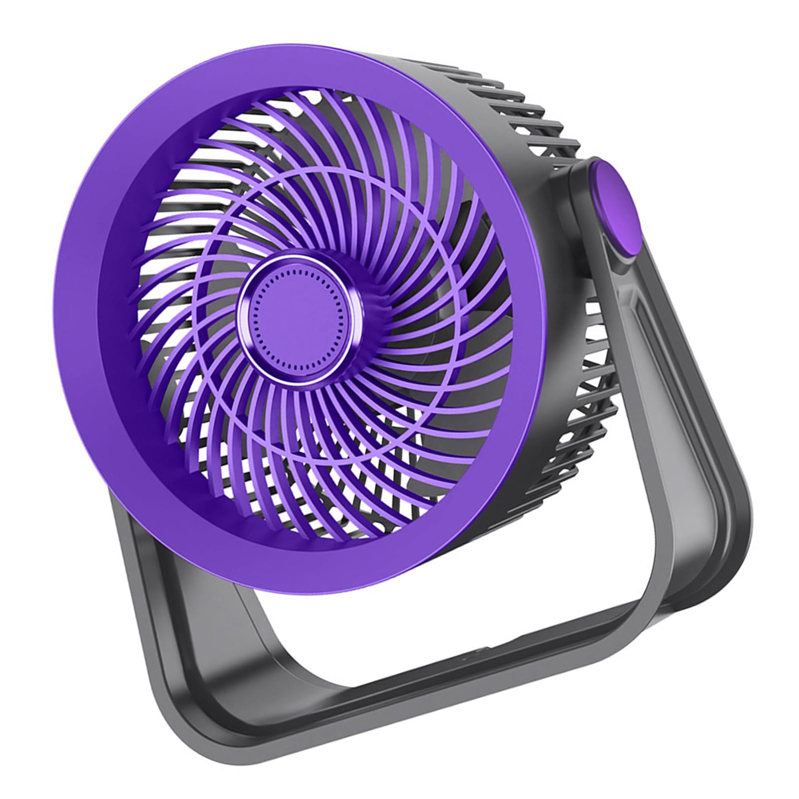 Kalttoy Portable Desk Fan with Night Light 5 Adjustable Airflows Speeds USB Rechargeable Home Desktop Fan for Small Space Quiet