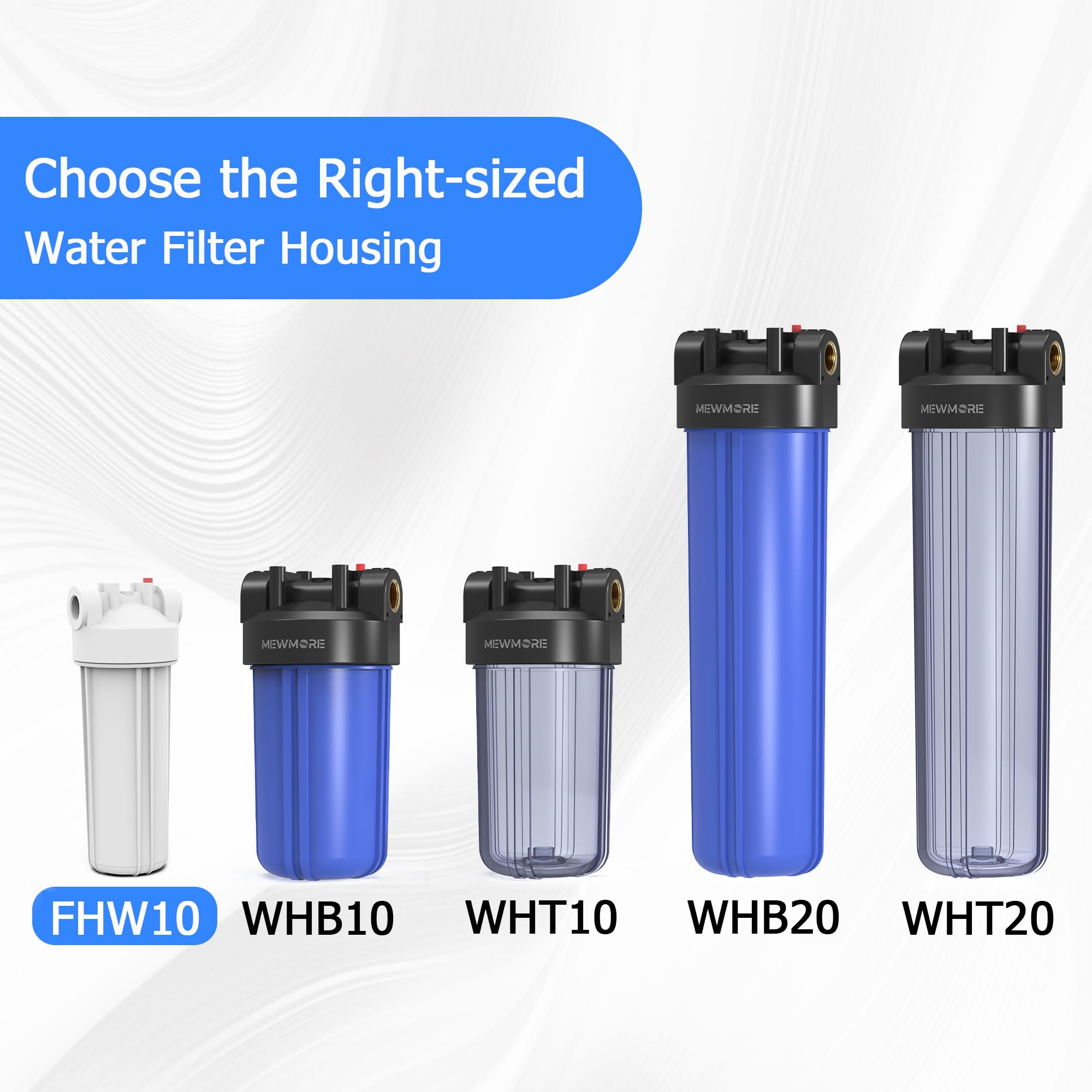 Whole House Water Filter Housing - FHW10 -7