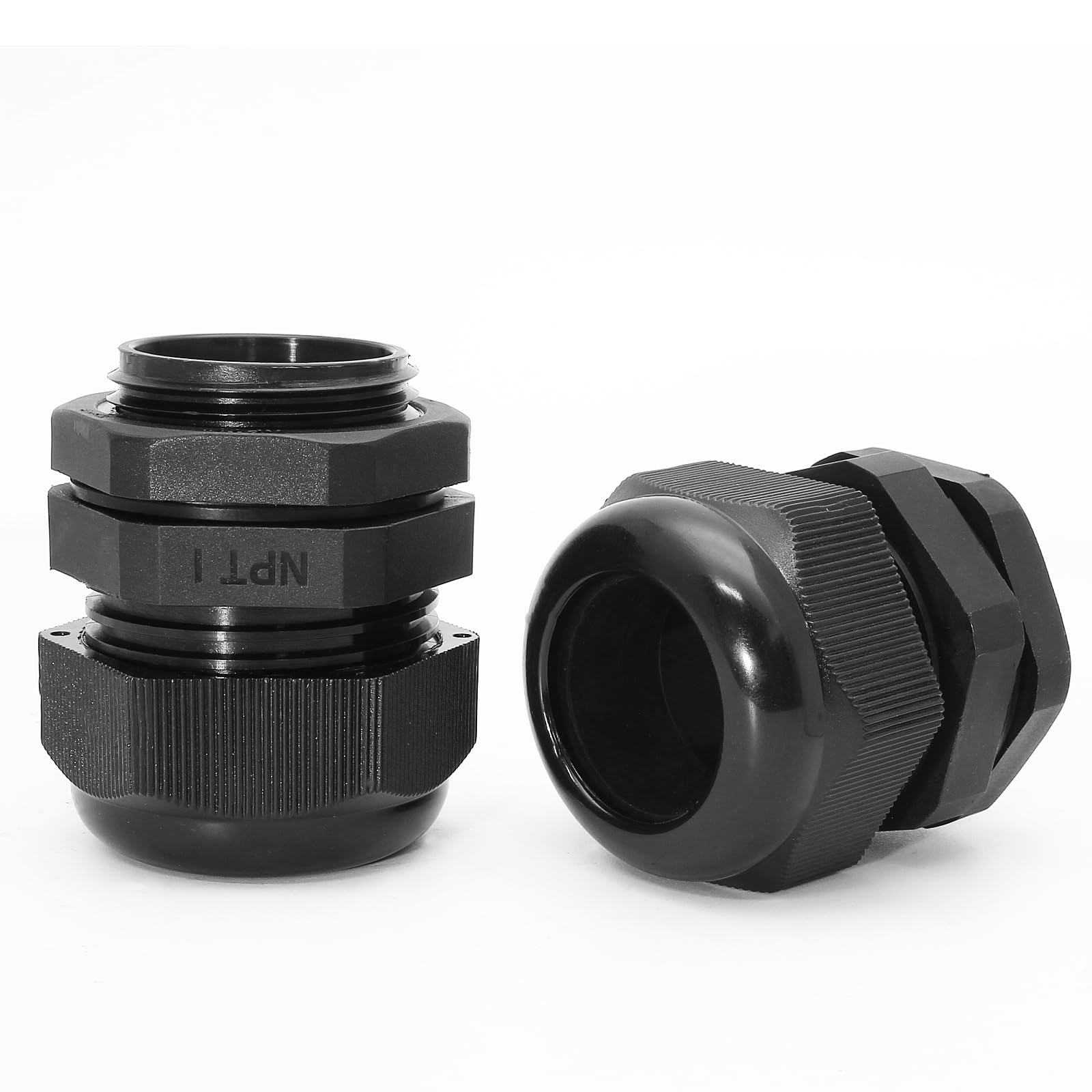 Nylon Cable Glands - 20 Pack, Black -5