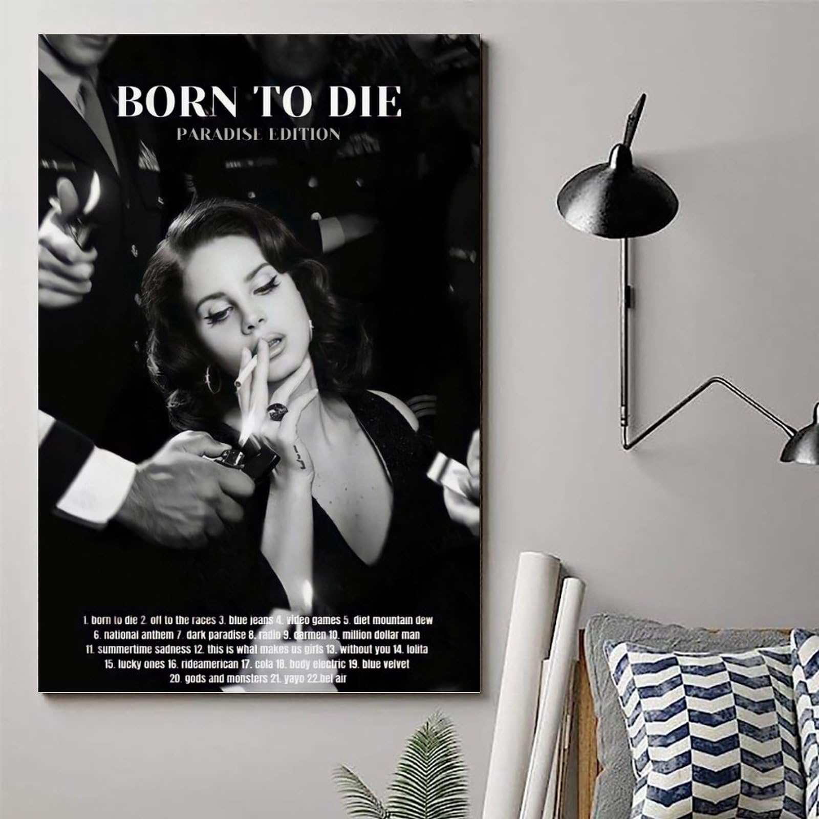 ZOIS Lana Del Rey Poster Art Vintage Posters voor Slaapkamer Esthetische Canvas Art Poster Print Slaapkamer Decor Posters 30x45cm