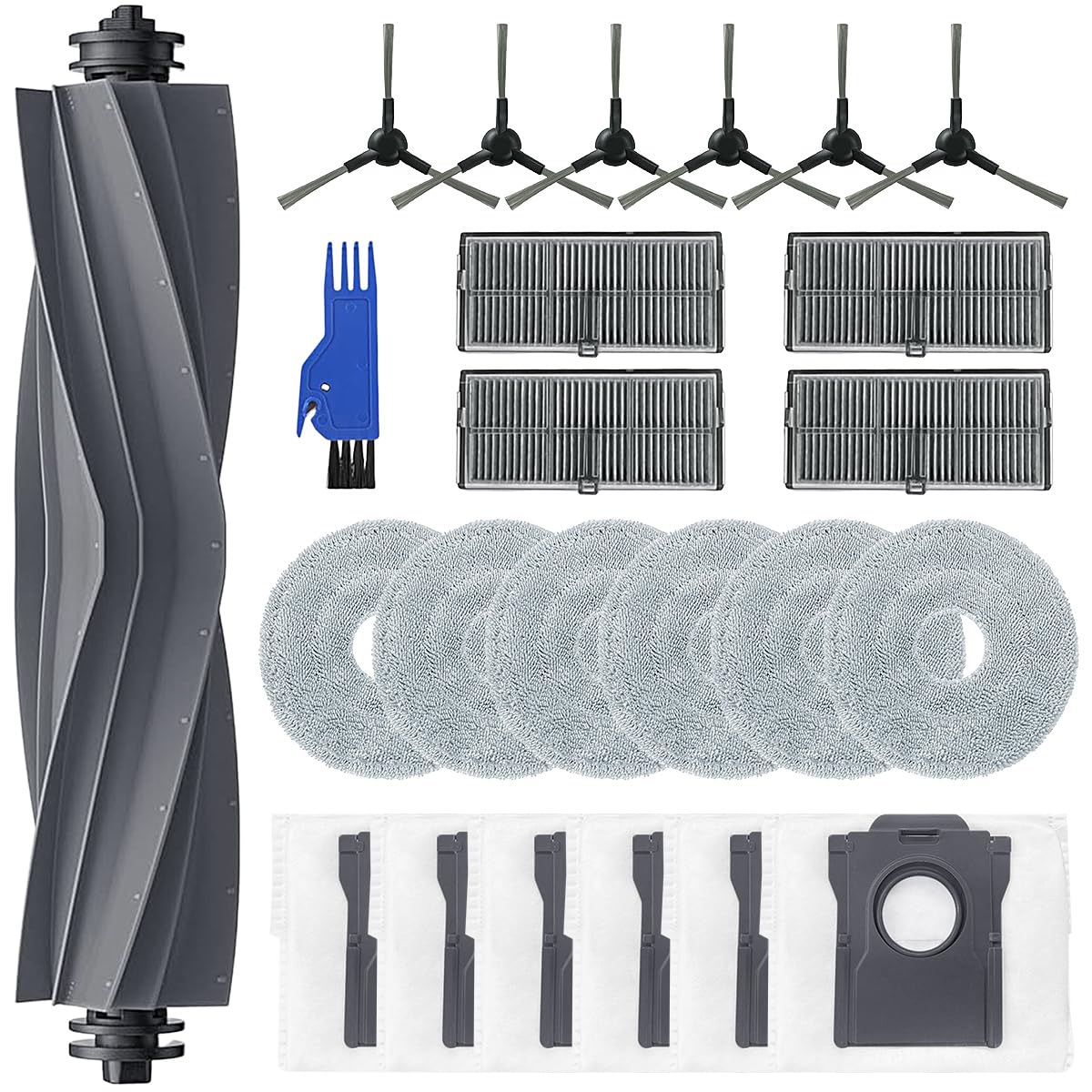 Accessoires pour Dreame L10s Pro Ultra et Mova E30 Ultra avec brosses et filtres