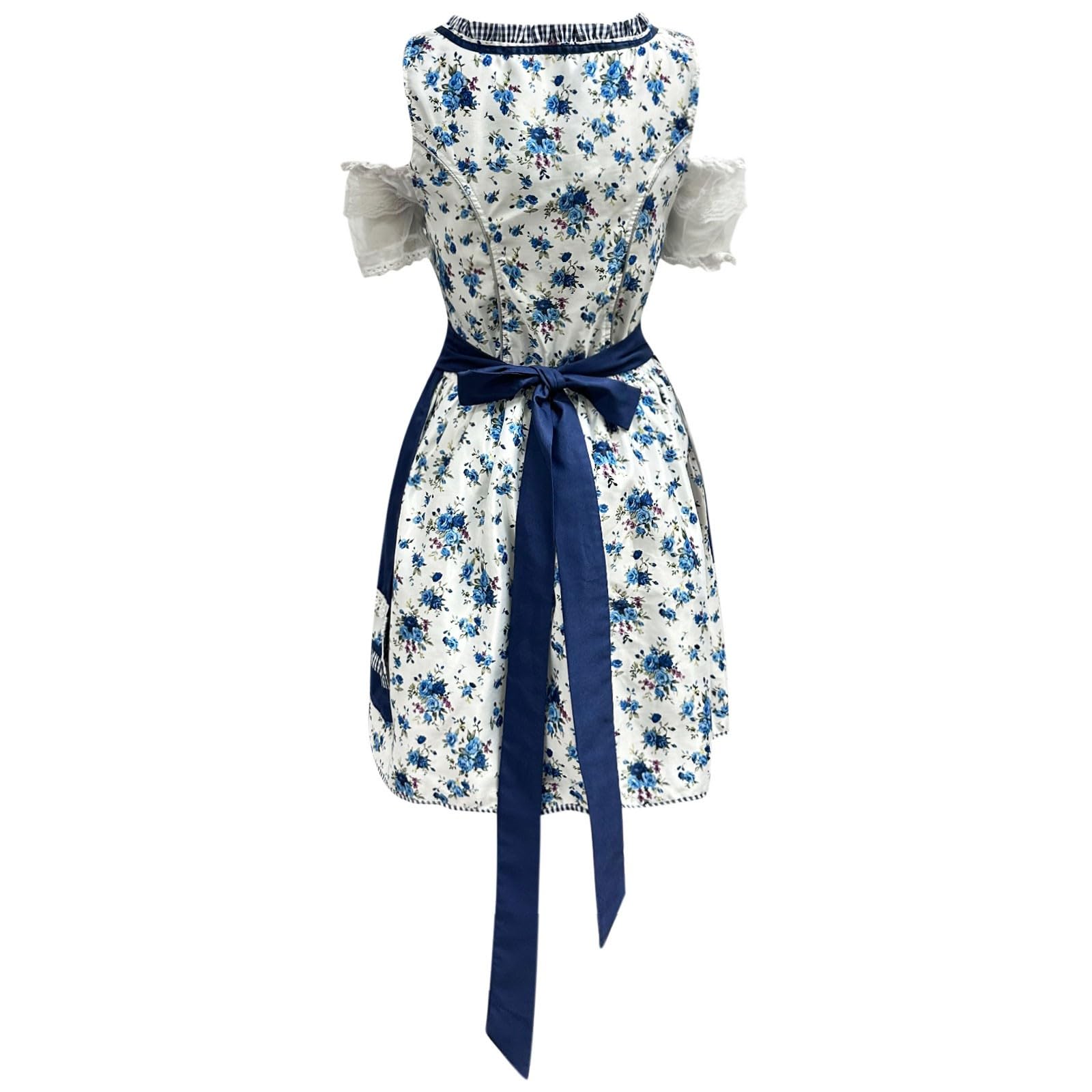 Generisch Trachtenrock Damen, Trachtenmode Trachtenrock Kleid Dirndl Dirndlkleid Trachtenkleid Trachtenmode Karnevals-Hochzeitsoutfits Elegantes Trachtenoutfit für Volksfeste Und Feierlichkeiten