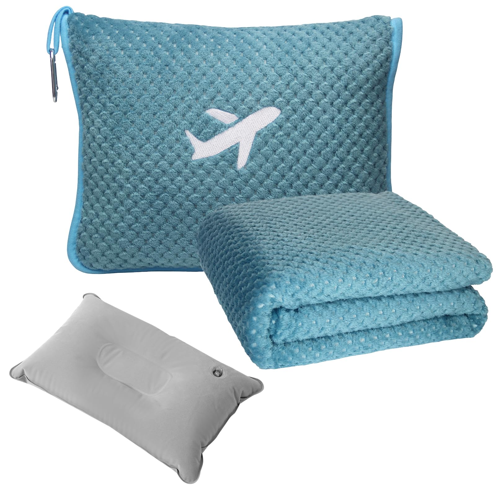 Nenolix Travel Blanket and Pillow Set