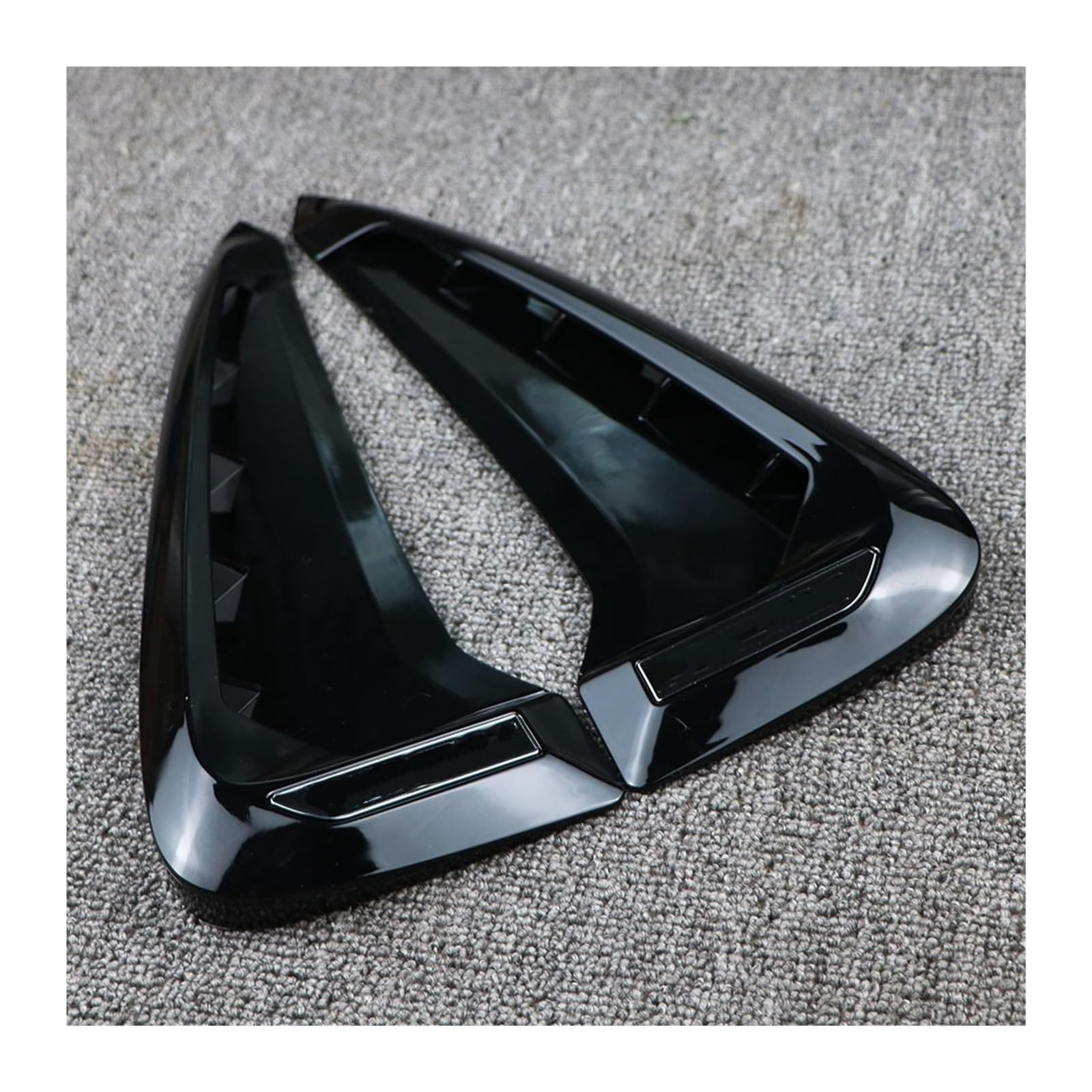 TILIEINE Car Front Side Air Vent Cover Fit For BMW Xdrive X5 F15 X5M F85 Shark Gills 3D Stickers Side Fender Vent Decoration(Black A)