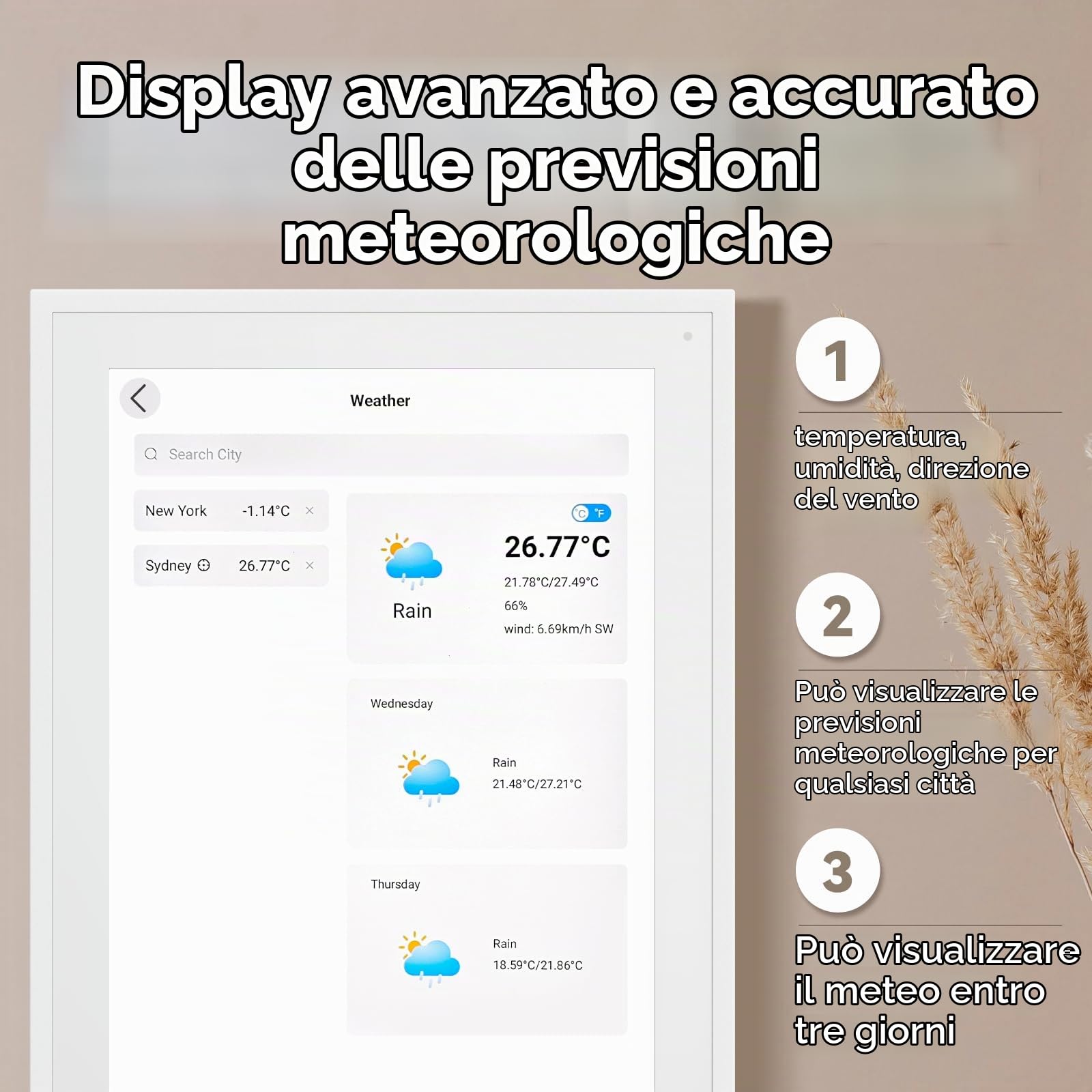 ISTOYO Calendario Digitale, Calendario Elettronico Intelligente a Parete da 39,6 cm / 15,6 pollici con Foto per La Condivisione Di Video, Piani Semplificati per Famiglie/Ufficio/Scuola/Eventi