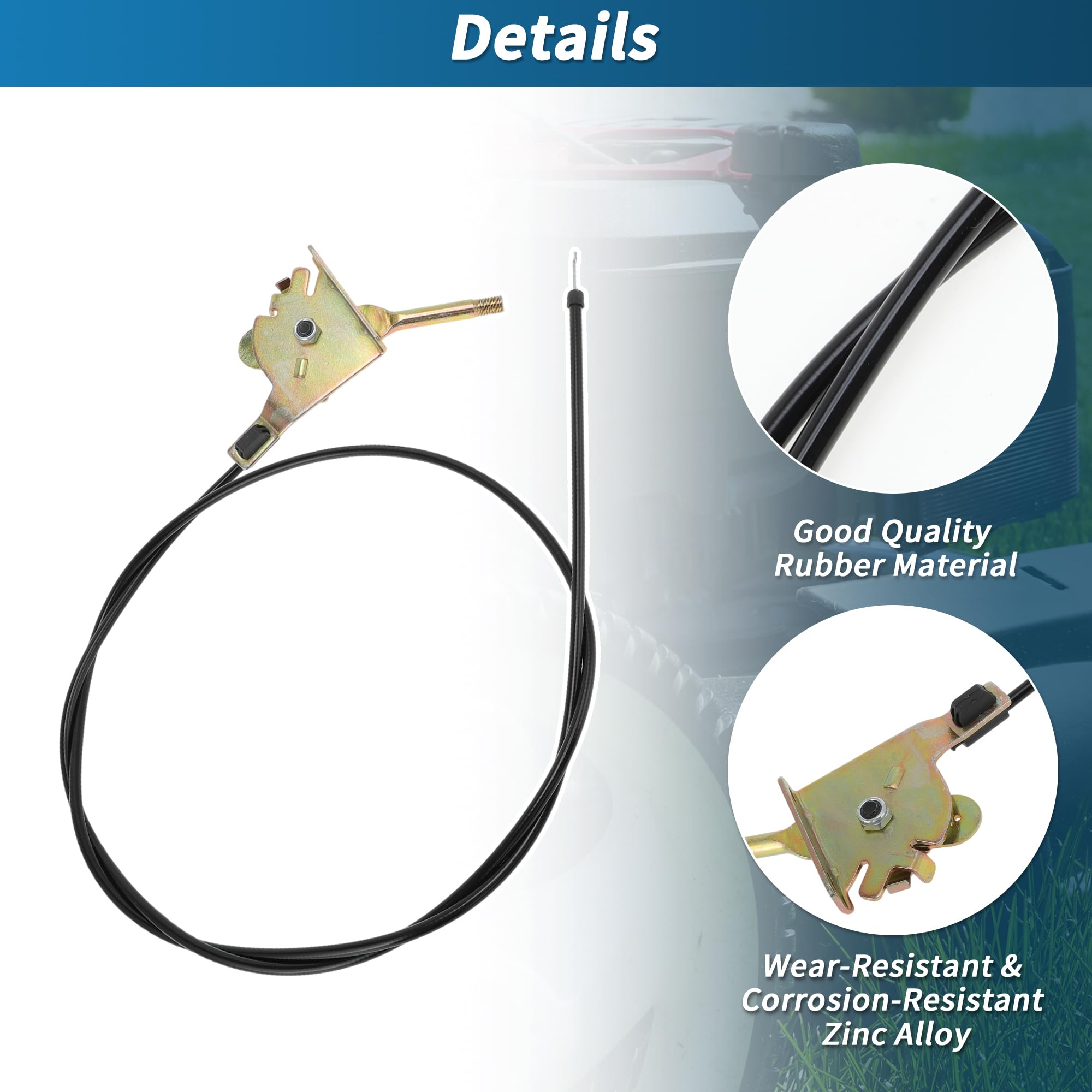Amazon.com : VekAuto No.603409 Throttle Cable for Hustler Super Z