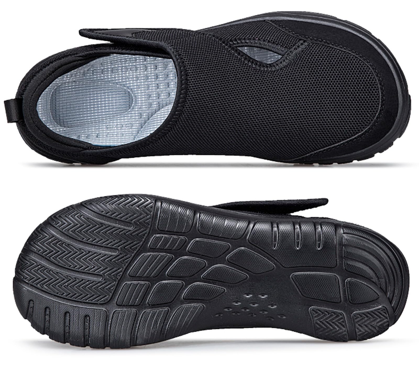 Zapatillas Diabéticos Hombre Mujer Extra Anchas Ligeras Ortopédica Sandalias de rehabilitación Artritis Edema Zapatos para Caminar Ajustables