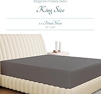 Vista 3 de Carressa Linen Sábana bajera ajustable 100% algodón tamaño King – Sábana bajera de 800 hilos King de algodón, lujosamente suave, refrescante