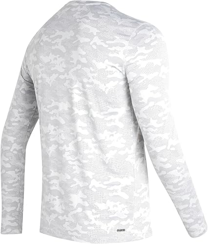 Miniatura 6 de Spyder Camisa activa para hombre - Camisa de entrenamiento de manga larga de camuflaje - Camiseta de entrenamiento ligera para hombre (S-XL)