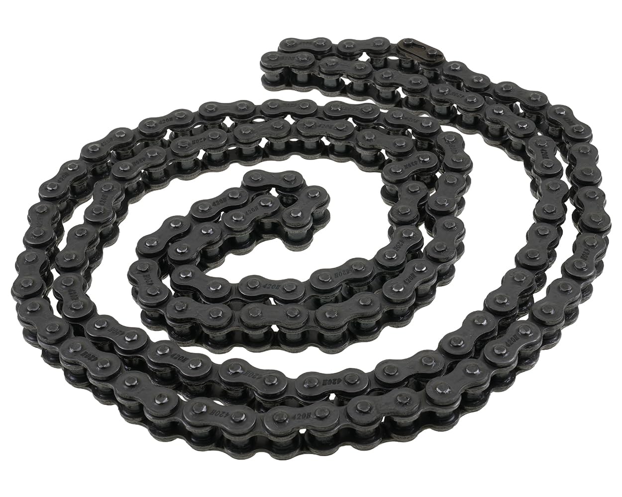 Cadena transmisión reforzada 420x140 compatible con Kreidler, Zündapp, Simson S50 S51 S70, Schwalbe KR51/1 KR51/2, Star, Sperber, Habicht, SR50 SR80, KSR Moto TR50, Tigger