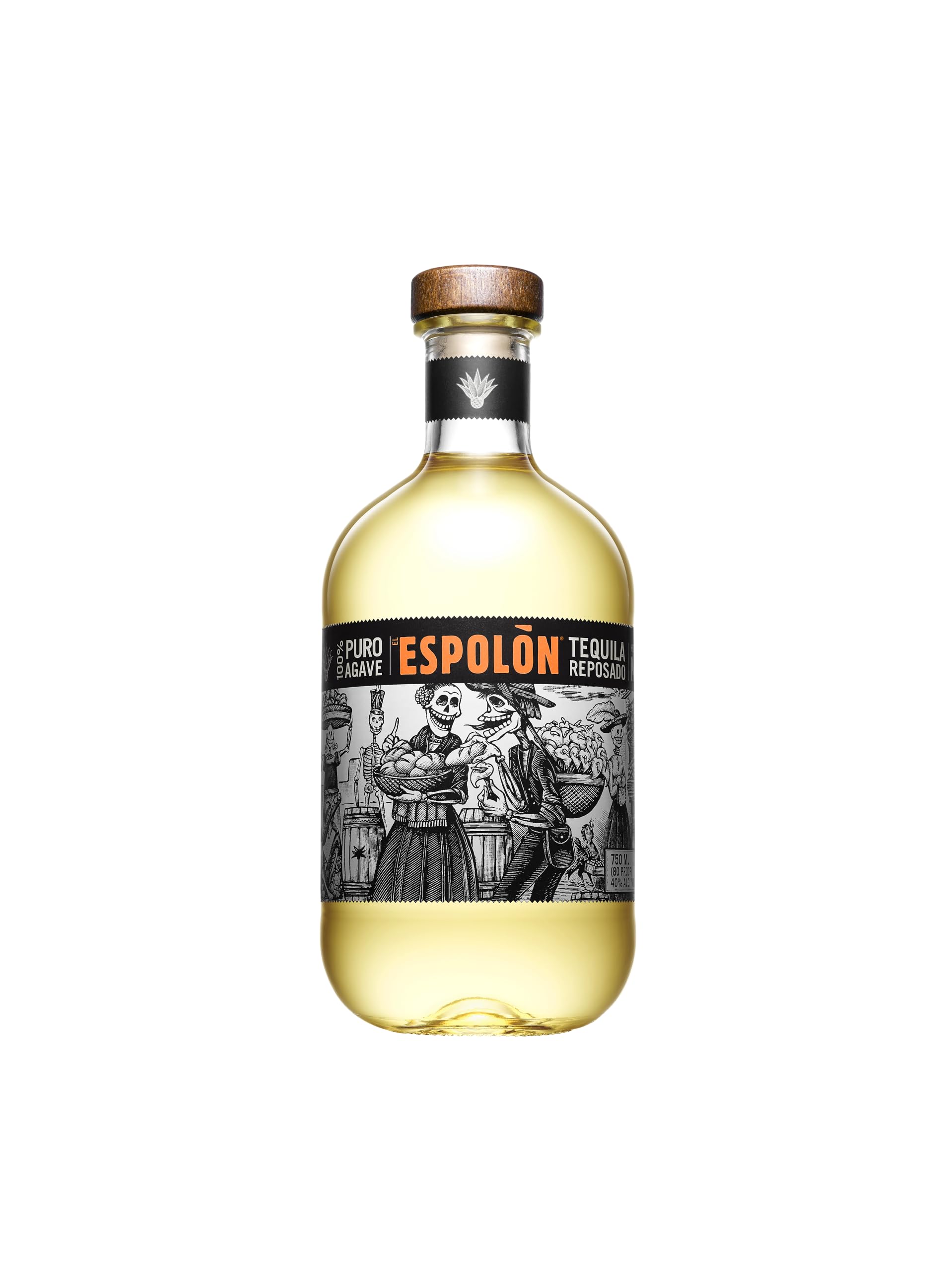 Espolòn - Tequila Reposado, 70 cl, Tequila 100% Agave Invecchiata 6 Mesi, 40% Vol
