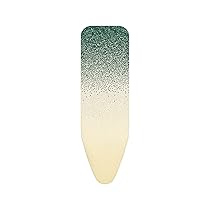 Brabantia Ironing Board Cover B 124×38 cm – New Dawn | 100% Cotton Top Layer with 8mm Foam Padding for Size B Ironing Boards | Durable, Washable, and Easy to Install