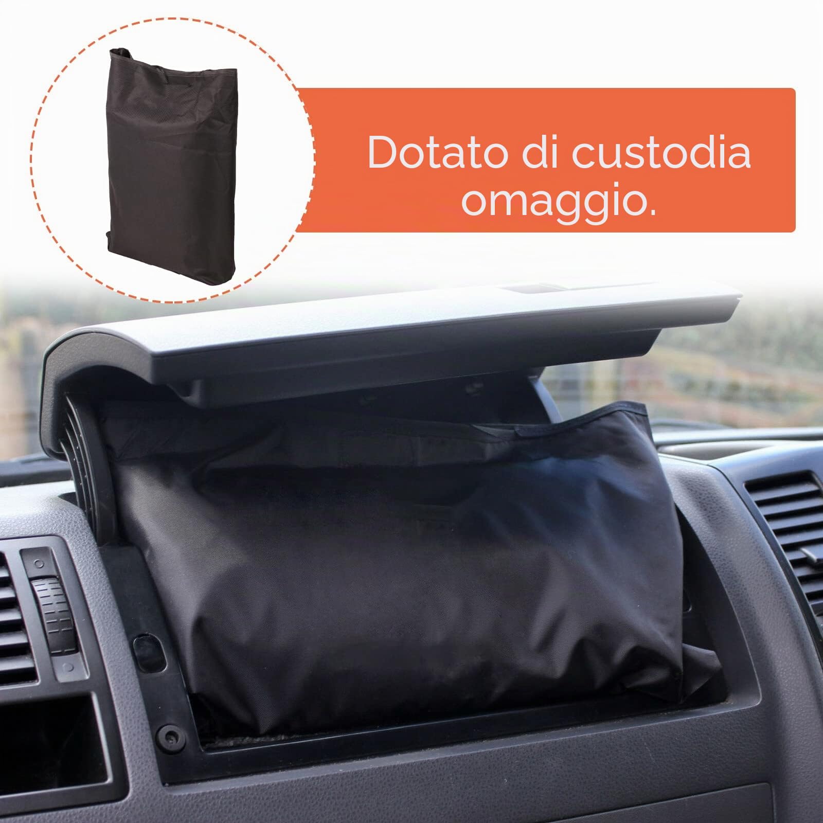 Copertura Parabrezza Auto Compatibile con Renault Trafic 2001-2014, Parasole per Finestrino Anteriore Compatibile con Opel Vivaro 2001-2014, 100% Oscuramento, Resistente Alle Intemperie
