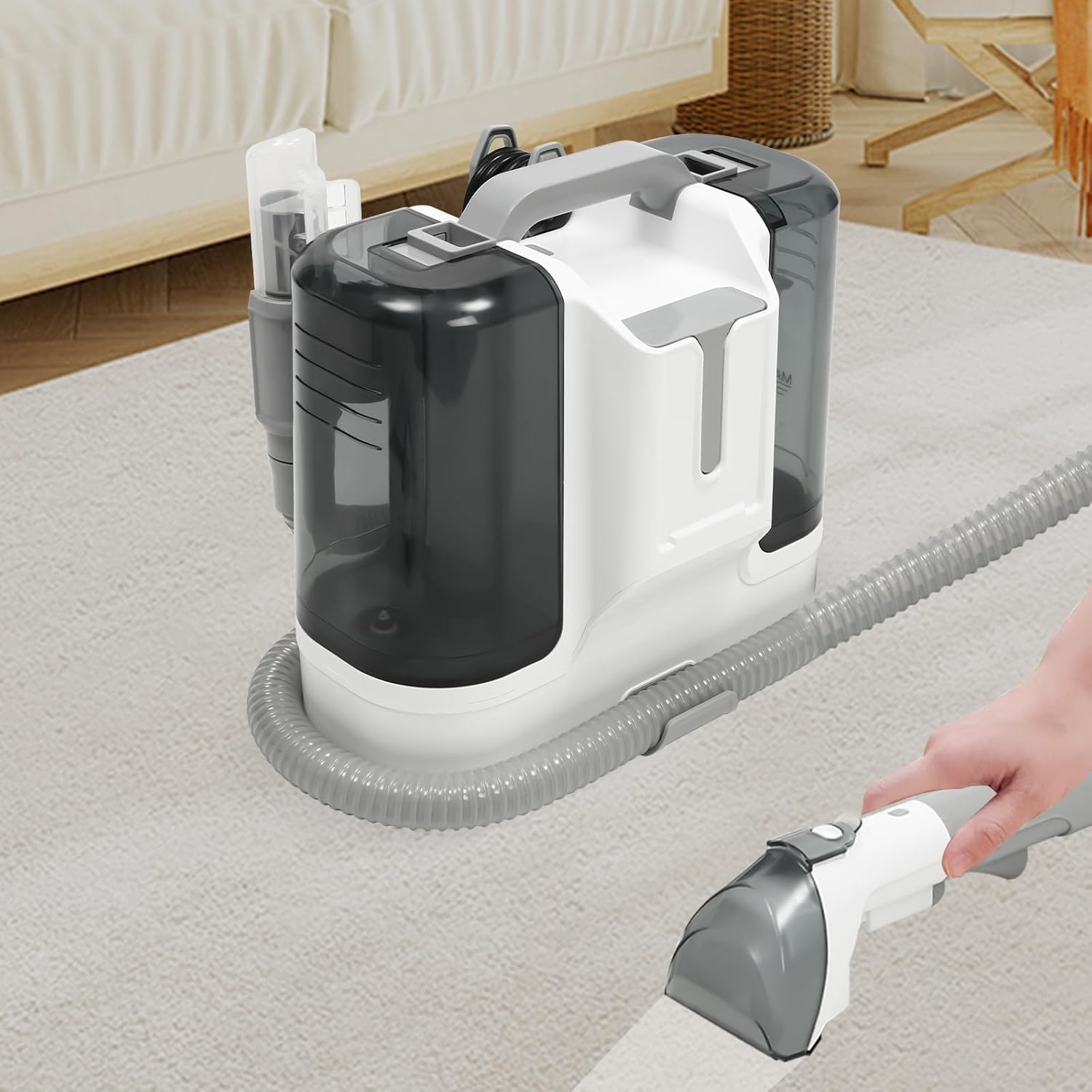 Amazon.de Tragbarer Nass Trockensauger,Polsterreinigungsgerä