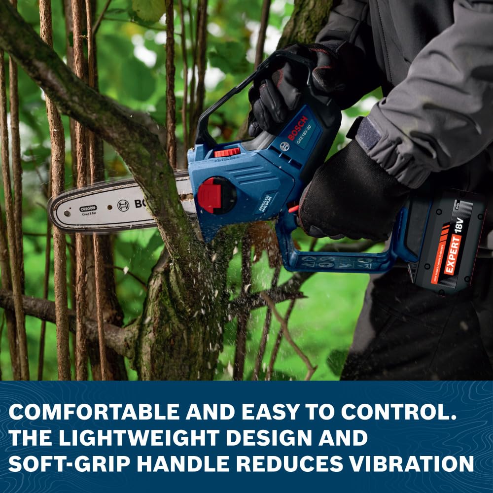 BOSCH 18V Cordless Pruning Saw - 8" Chainsaw -2