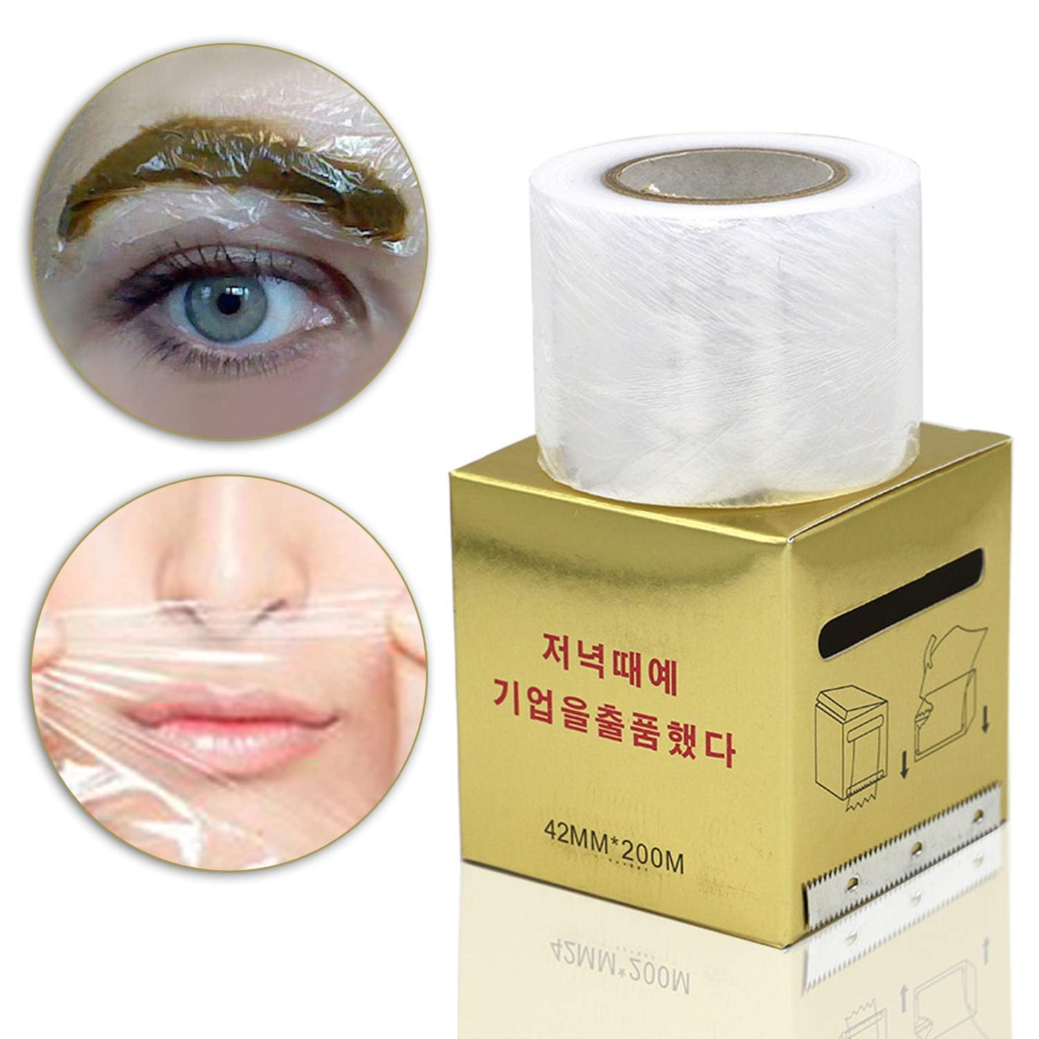 ieron 4 Roll Eyebrow Tattoo Plastic Wrap - Image 2