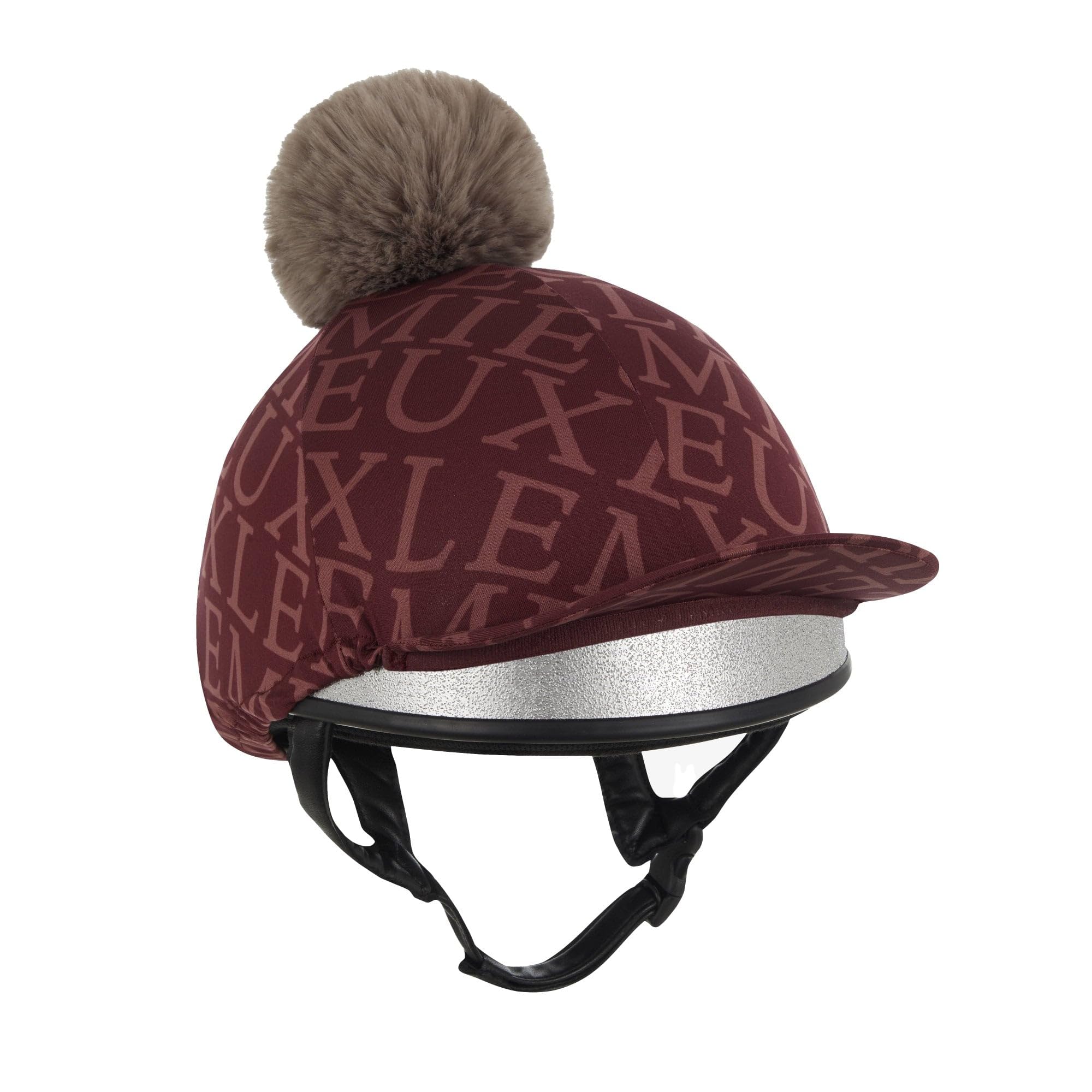 LeMieux Fleur Pom Pom Hat Silk Merlot