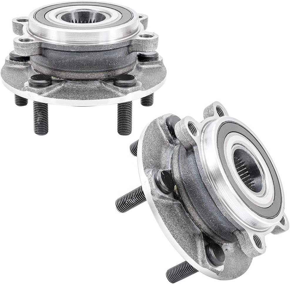 cciyu 513347 Wheel Hub and Bearing Assembly Replacement Fit for Mazda 6 2014-2018 2013-2018 for Mazda CX-5 Front Wheel Hubs 5 Lug (2)