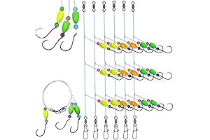 6Pcs Snapper Rigs Saltwater Fishing Rigs Ready Kit