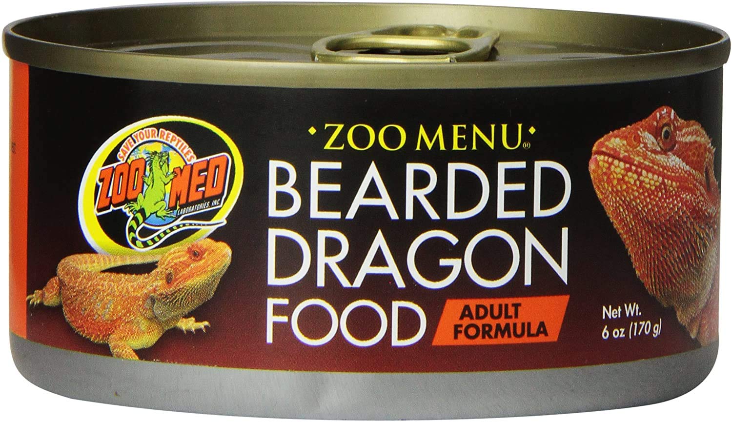 Zoo Med - Zoo Menu - Bearded Dragon Wet Food, Adult Formula 6-Ounce - 6 Pack