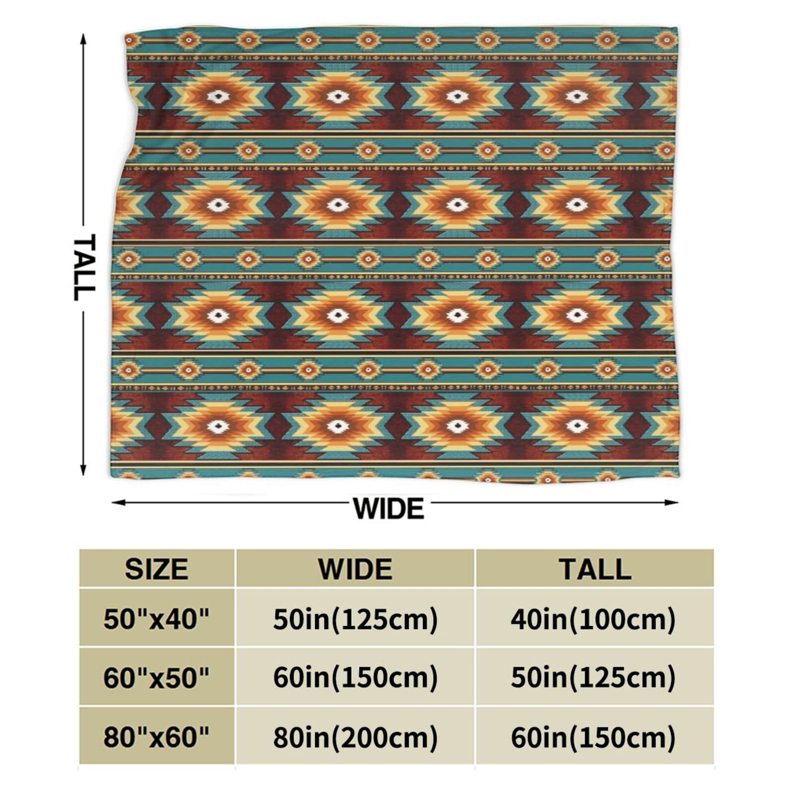 Loussiesd Southwest Native Coperta in pile di flanella sud