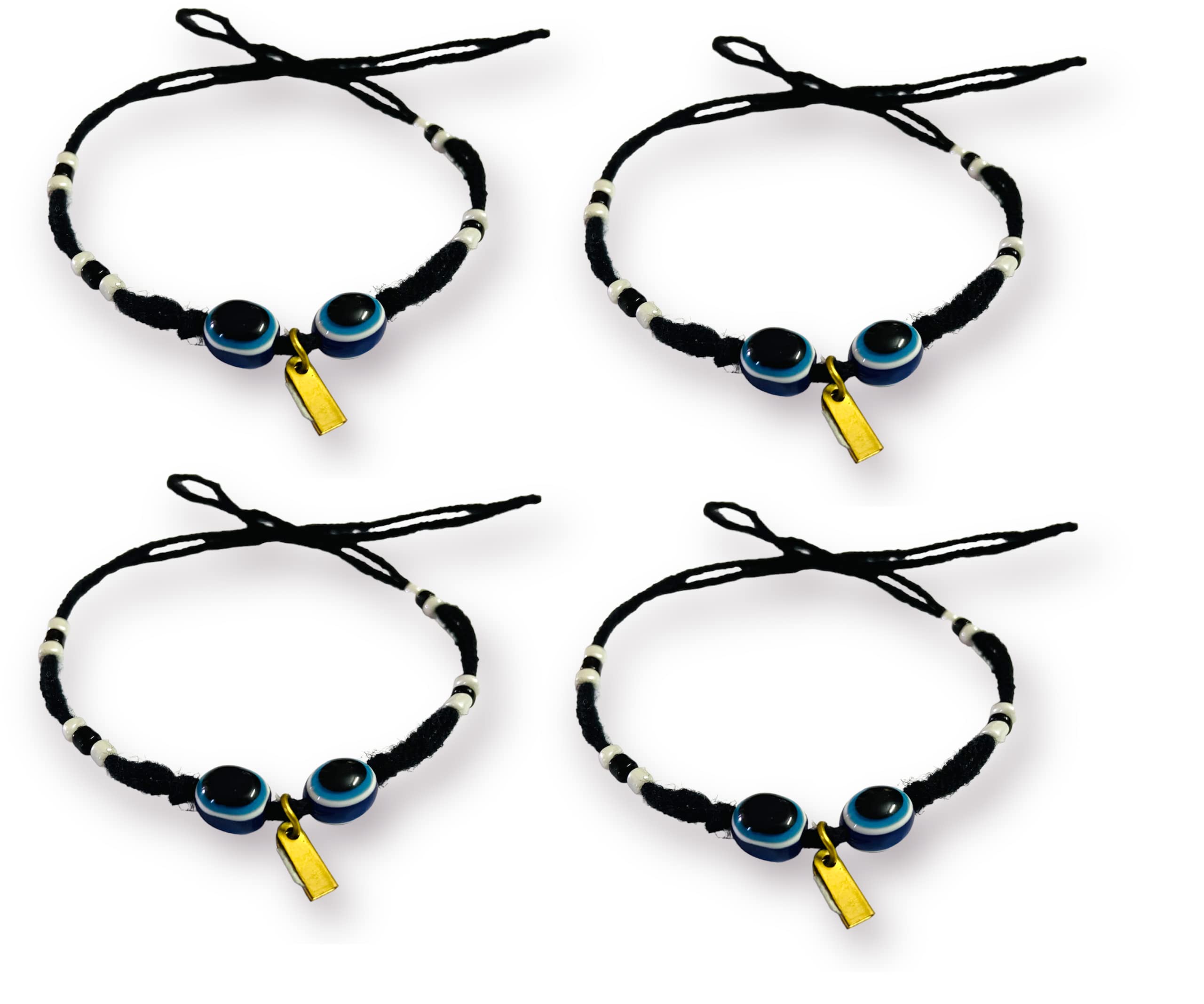 BigMart Nazar Battu Evil Eye Anklet Bracelet for Women and Girls | Stylish and Trendy Evil Eye Anklets Bracelet Nazar Battu Black Beaded Anklet | Nazaria Anklets Set (Pack of 4) (B0BHWK9RWC) Amazon Price History, Amazon Price Tracker