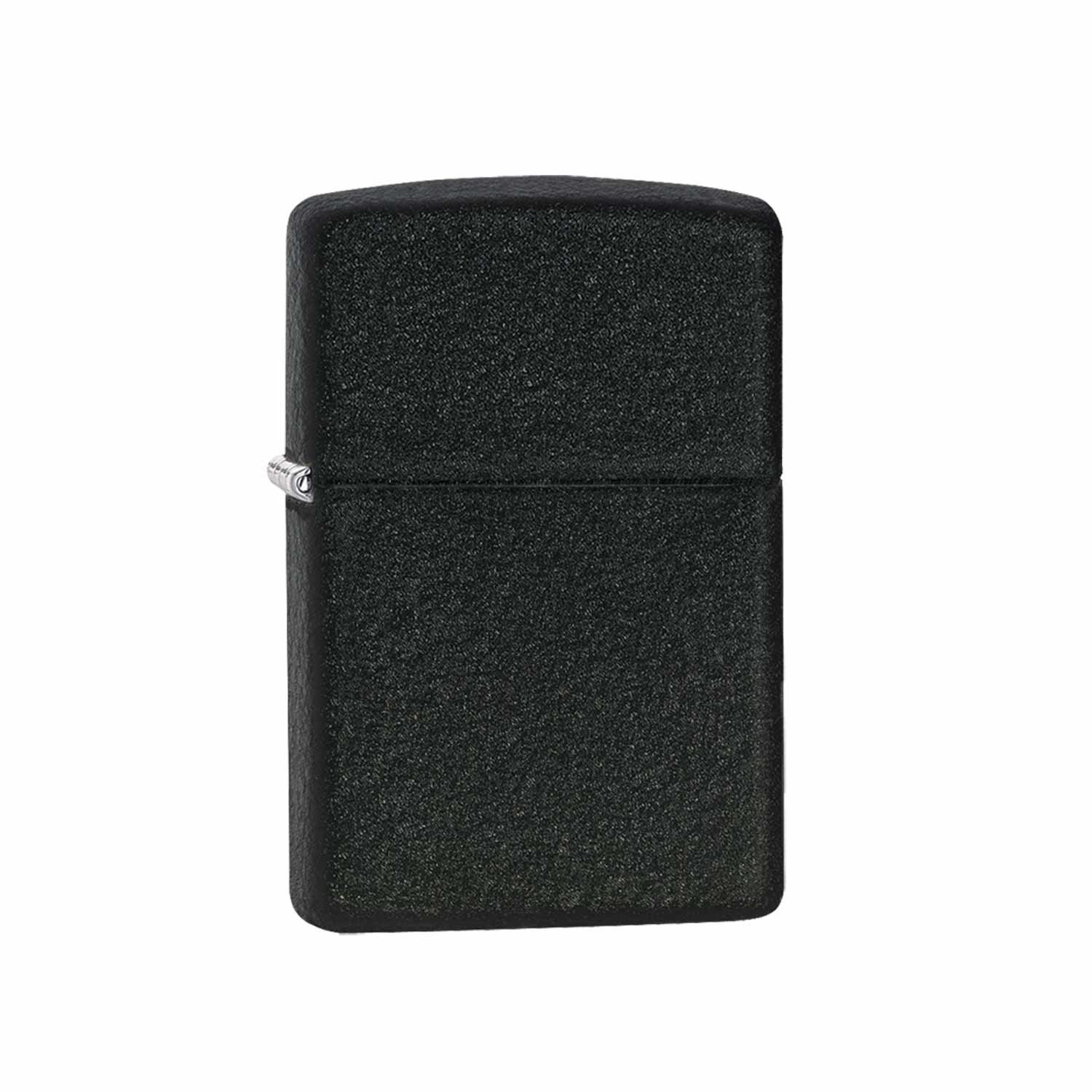Zippo Classic Plain Black Crackle Lighter-image-42