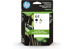 HP ENVY 7955e Ink Cartridges: 64 Black/Tri-color Pack for Seamless Printing