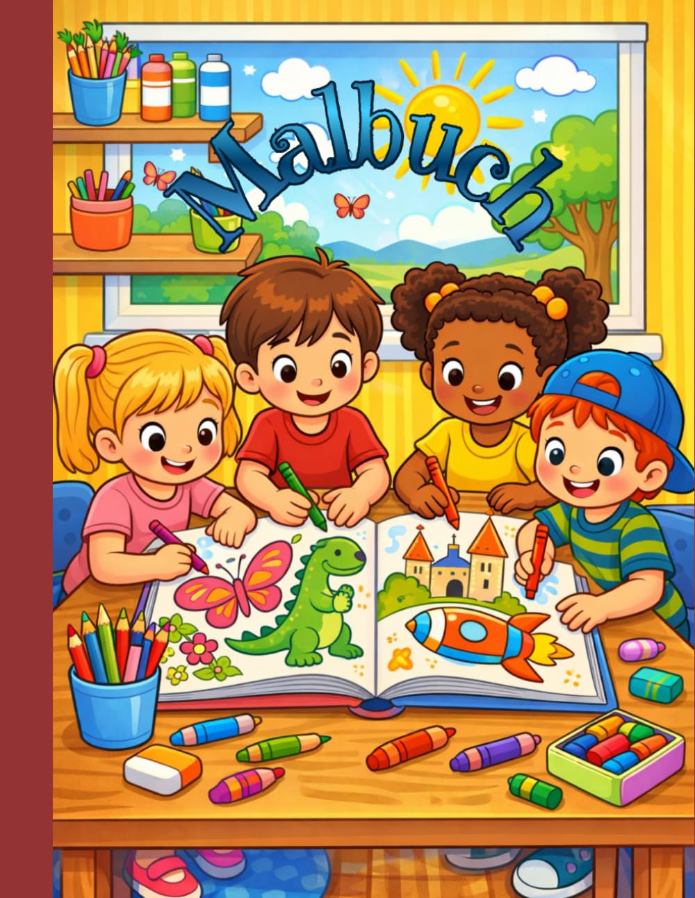 Malbuch für kleine und große Kinder
