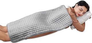 Heating Pad for Muscle Pain & Period Cramps | Electric Heating Full Size for Back, Neck, Leg & Shoulder Pain Relief | Orthopedic Pain Reliever for Joints.(Full Size)