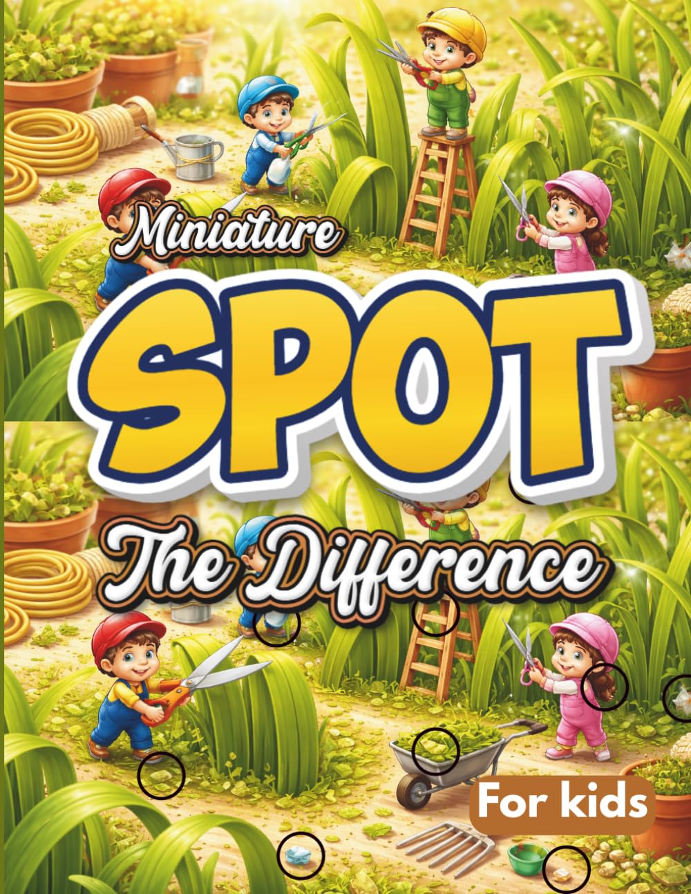 Spot the Difference for Kids: 10 Differences in Every Puzzle with Miniature World Adventures Theme