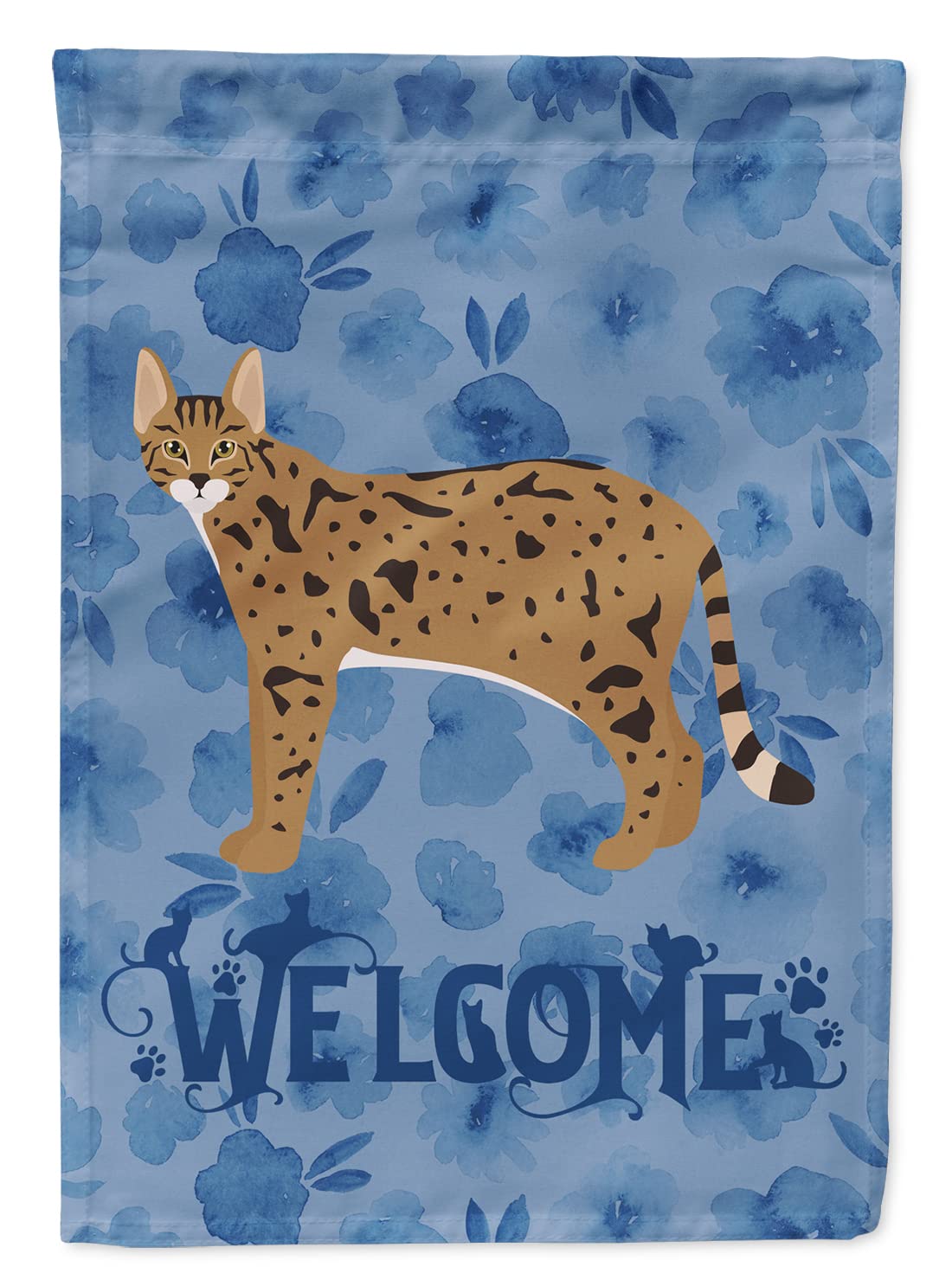 Drapeau de Maison Chat Savannah #1 Cat Célébrez Votre Passion Féline en Couleur