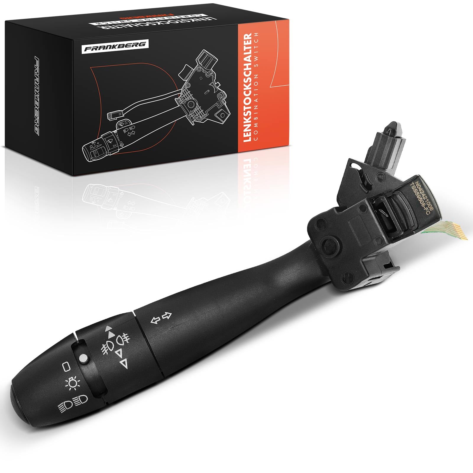 Frankberg Système électrique : commutateur de colonne de direction, | 96595087XT; Compatible avec: 307 3A/C, 406 Pause 8E/F, berline 206, Fourgonnette 206, 307 SW 3H, 406 8B, 206+ 2L 2M